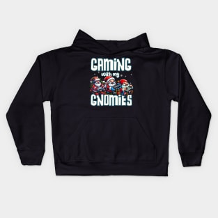 Gaming with my Gnomies. Gnomes Just Wanna Have Fun Kids Hoodie